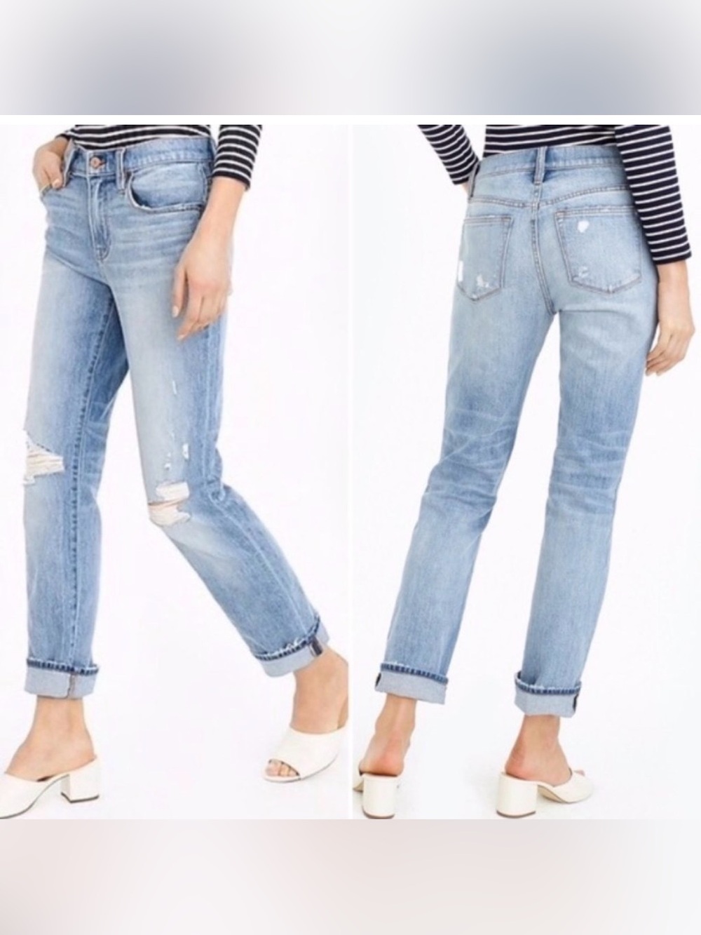 J Crew Slim Broken in Boyfriend Jean in Cedar Wash Size 29